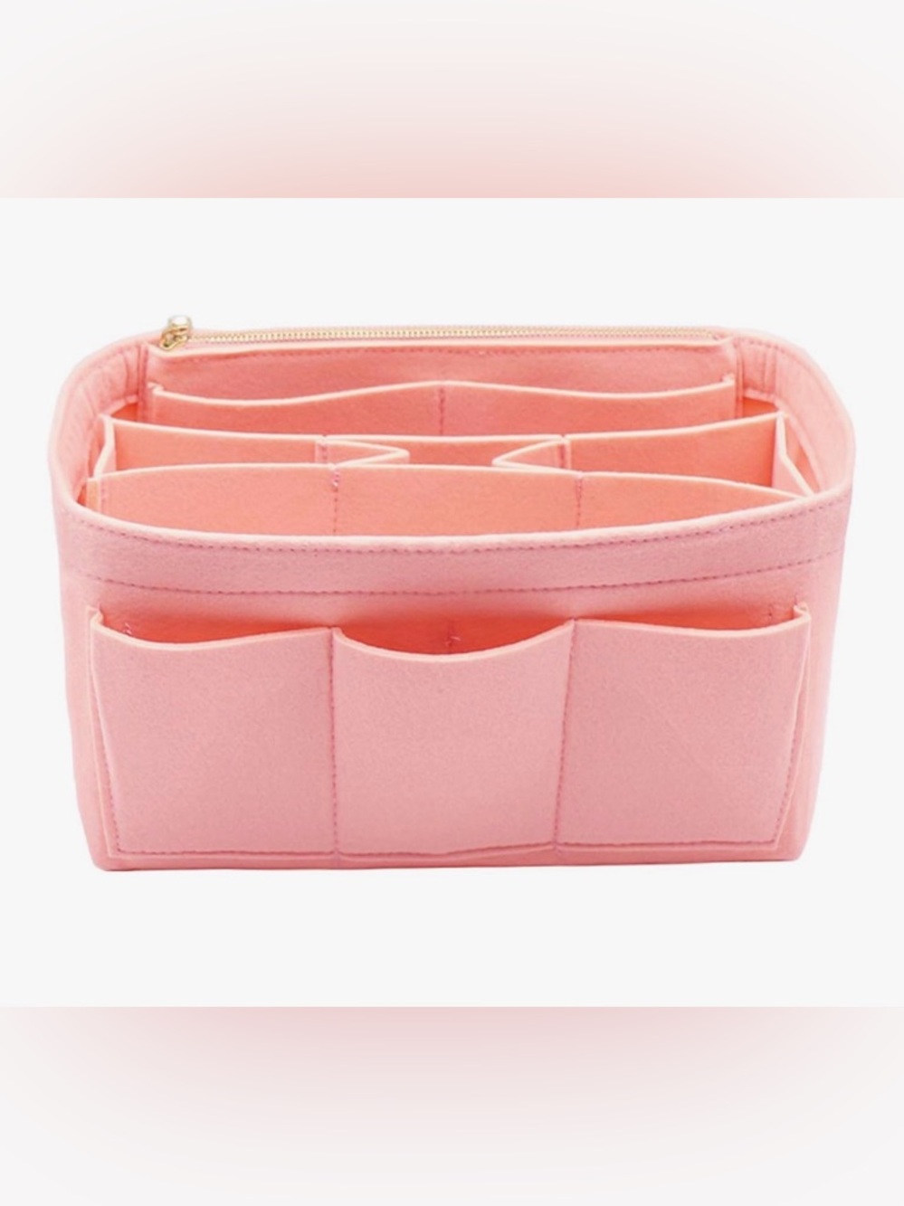Pink Felt Purse Organizer Insert - fits LV Speedy and Neverfull